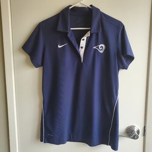 Nike NFL Los Angeles Rams dri fit polo 🏈